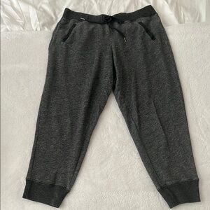Abercrombie & Fitch Gray Track Pants with Tapered Fit